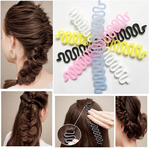 Create intricate braids with ease using the magic hair braider